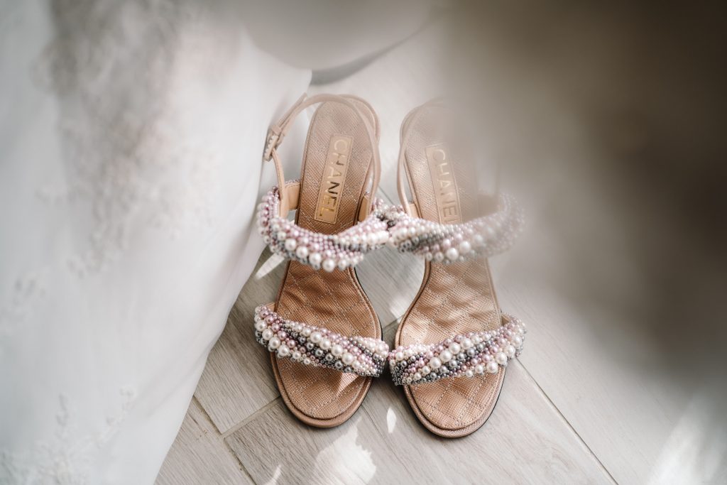 Chanel wedding shoes