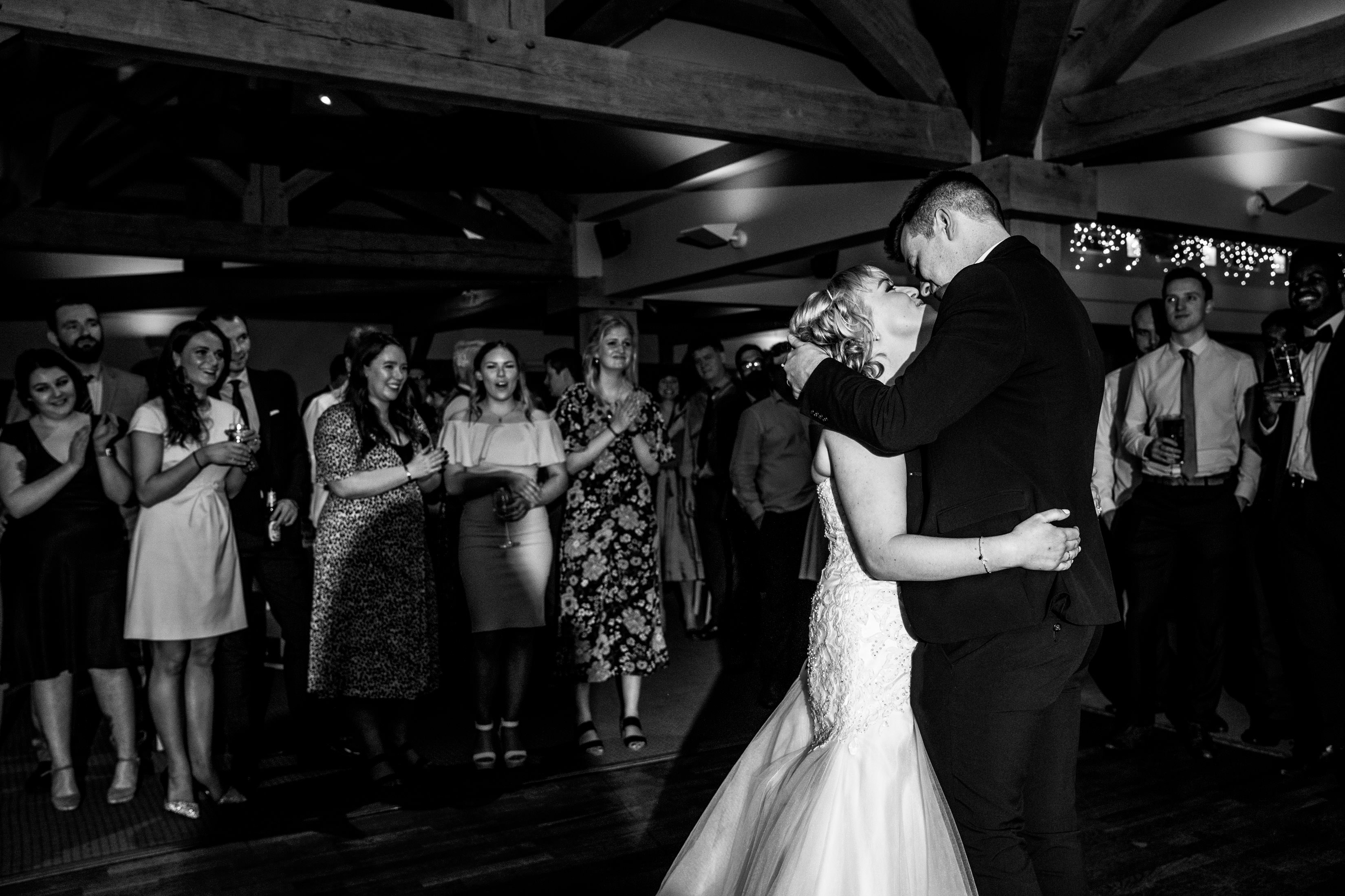 Bride and groom first dance, manchester wedding